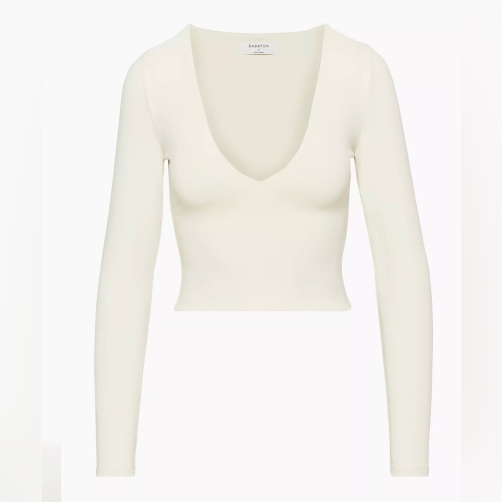 Aritzia Babaton Contour V-neck Longsleeve